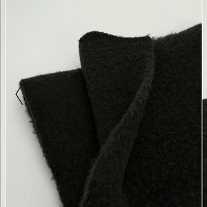 Fuzzy knit scarf Josefine HJ x NAKD Black